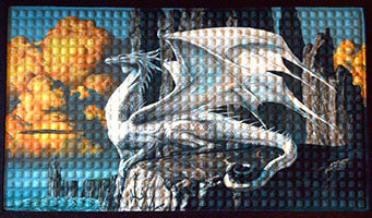 17 5/8" x 19 1/2" Dragon doormat