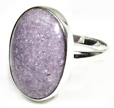 Lepidolite ring