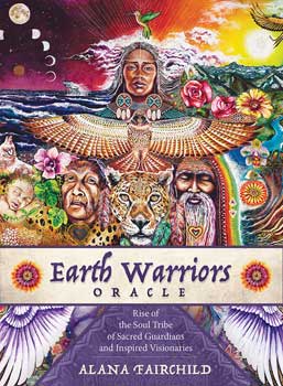 Earth Warriors Oracle deck featuring vibrant artwork and themes of sacred guardians and visionaries