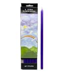 10 inch chime candles set in vibrant purple, ideal for celebrations and everyday use