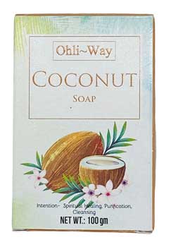 Ohli-Way Coconut Soap for spiritual cleansing with natural coconut scent and healing properties