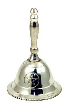 Altar Bell with Pentagram Design 2 1/2"