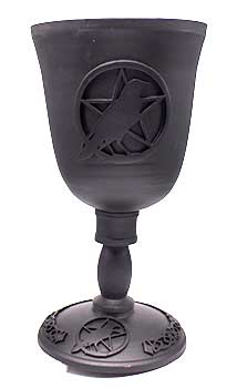 7 5/8" Pentagram & Bird chalice