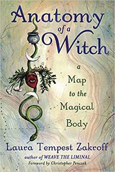 Anatomy of a Witch oracle deck book cover featuring a colorful design and mystical elements