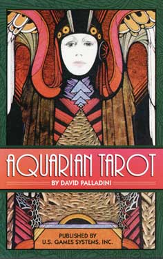 Aquarian tarot deck for sale featuring unique illustrated cards by David Palladini