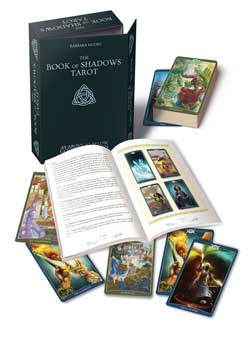 Book of Shadows Tarot deck with illustrated tarot cards and guidebook from www.Wolfmoon.store