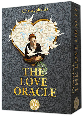 Love Oracle deck by Christephania with intricate design and white doves on the cover