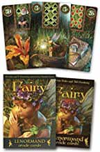 Fairy Lenormand oracle deck featuring illustrated cards and guidebook for divination enthusiasts