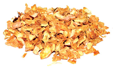 Dried cut lemon peel for spells, ideal for magical rituals and herbal remedies