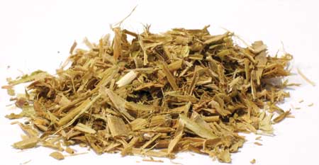 Dried white willow bark cut from Wolf Moon Azure for herbal remedies and natural wellness