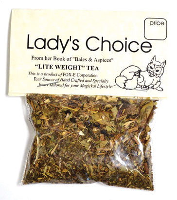 Lady's Choice Lite Weight Herbal Tea Blend packaged for health enthusiasts seeking natural wellness