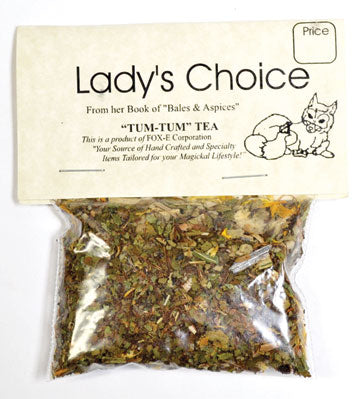 Lady's Choice Tum Tum tea for digestion, featuring a herbal blend for digestive wellness.