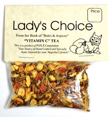Lady's Choice vitamin C herbal tea blend with natural ingredients for a refreshing experience
