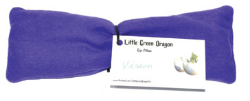 Purple Wolf Moon Azure Vision Eye Pillow for Meditation with calming design and soft fabric