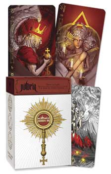 Notoria Tarot in Light deck featuring illustrated tarot cards and decorative box from Wolfmoon store