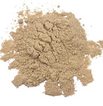 Psyllium husk powder 2oz in a fine texture, perfect for digestive health and gluten-free recipes