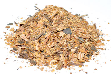 Dried Sarsaparilla root cut from Wolf Moon Azure, perfect for herbal teas and natural remedies.