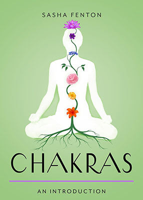 Chakra Book for Beginners by Sasha Fenton featuring a colorful design with chakra symbols